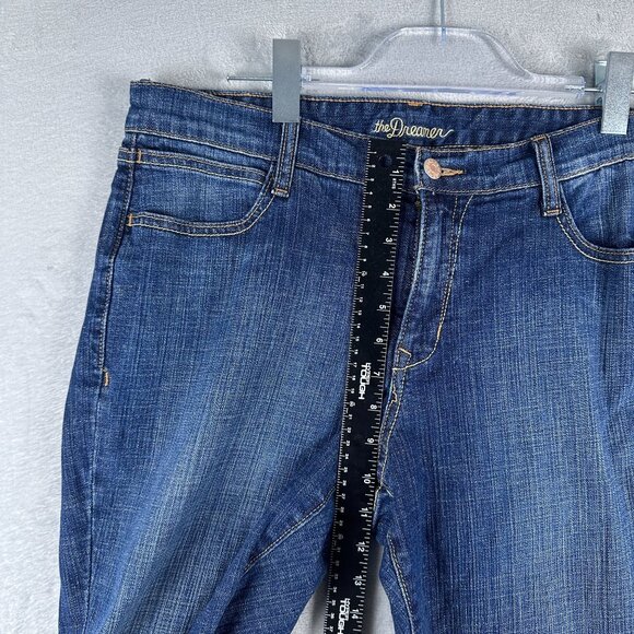 Old Navy Boot Cut Leg Jeans The Dreamer Stretch Womens Blue Size 12 Regular - Picture 7 of 10
